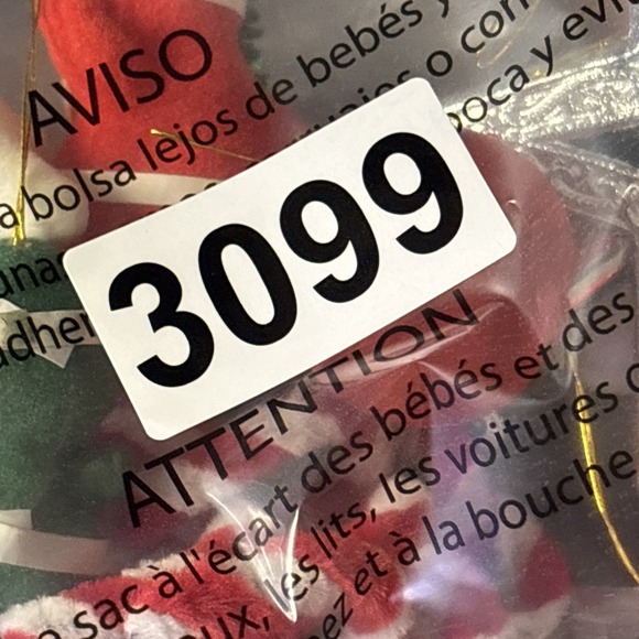 Vtg Lot of 25 Flocked Kitschy Mini Christmas Ornaments Santa Elf Satin Balls - Picture 11 of 11